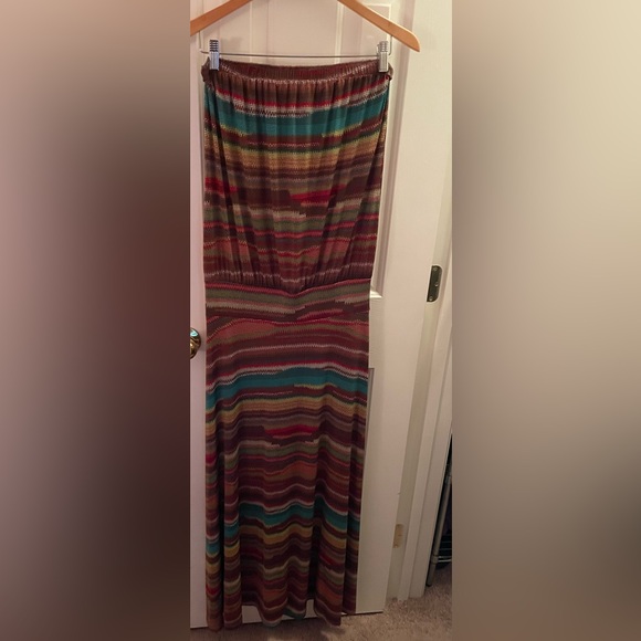 Vintage strapless Maxi Dress - Picture 3 of 6